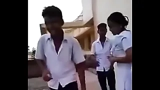 Indian Bus Girl And Boys Doing Masti In Someone's skin Classroom
