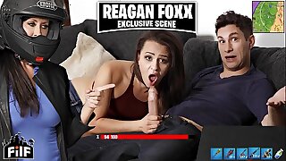 FILF - Stepmom Reagan Foxx Steals Stepson's Bushwa From His Girlfriend