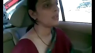 INDIAN HOUSEWIFE HARDCORE Shagging beside reference to CAR BY Ex Go weigh beside
