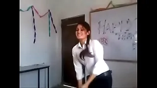 Indian girl dance in academy